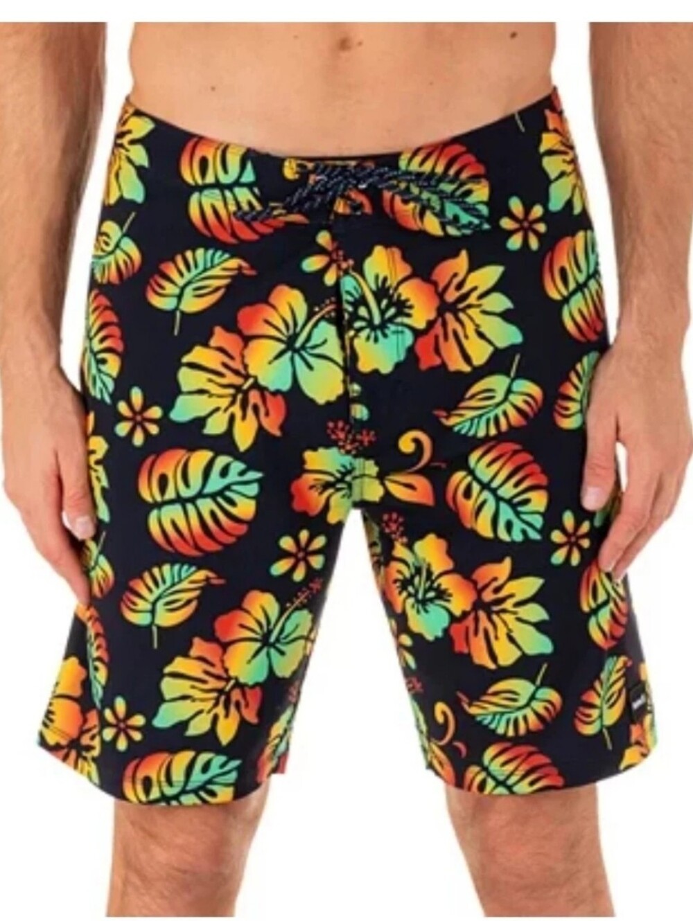 Hurley Men's Phantom Eco Weekender Boardshorts NWT Black Tropical Size 34